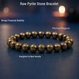 Pyrite Bracelet Combo with Raw Selenite Plate