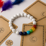 7 Chakra Howlite Bracelet
