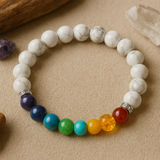 7 Chakra Howlite Bracelet