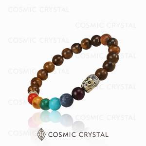 7 Chakra Tiger Eye Bracelet